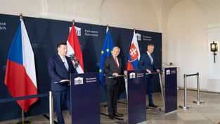 Parlamentspräsidenten beraten im Austerlitz-Format über EU-Erweiterung und Migration