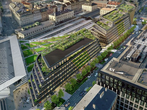 Prag 1 gibt grünes Licht für neue Dachterrasse mit Café im Zentrum von Prag