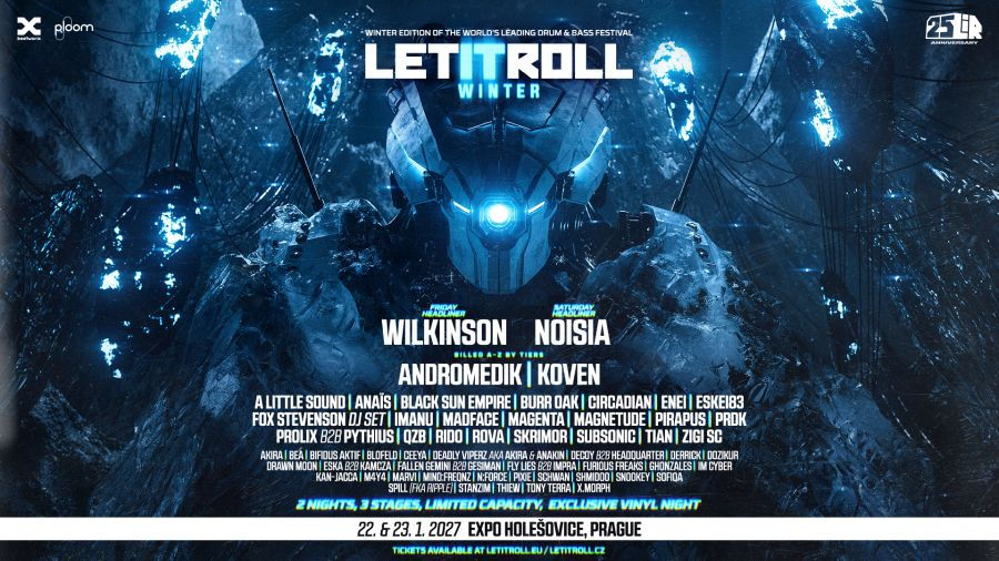 Let It Roll Winter holt Noisia 2027 nach Prag