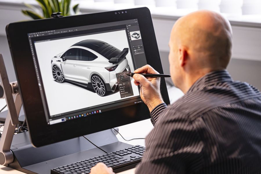 Neue Konzeptstudie des Škoda Enyaq RS Race verbindet Motorsport-DNA mit Nachhaltigkeit
