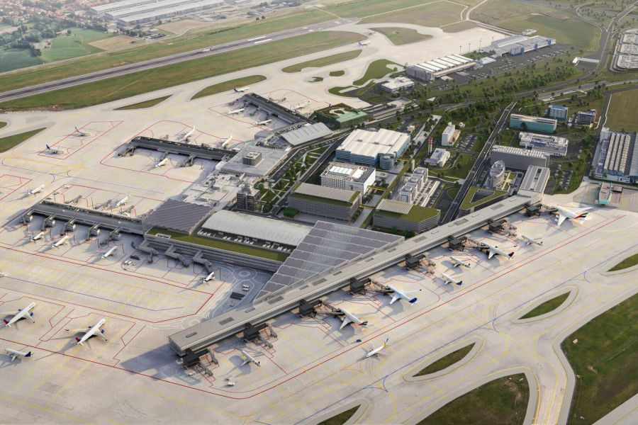 Flughafen Prag steigert 2025 Gewinn und investiert Milliarden in Modernisierung