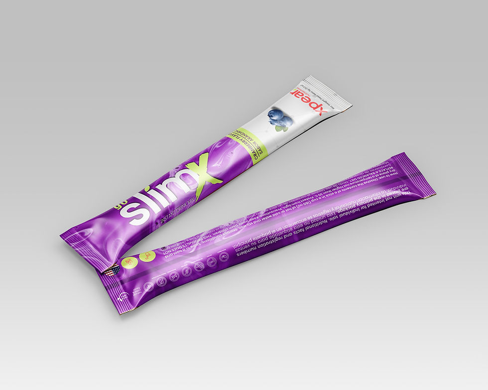 Diseño de sticks de nutriactivos