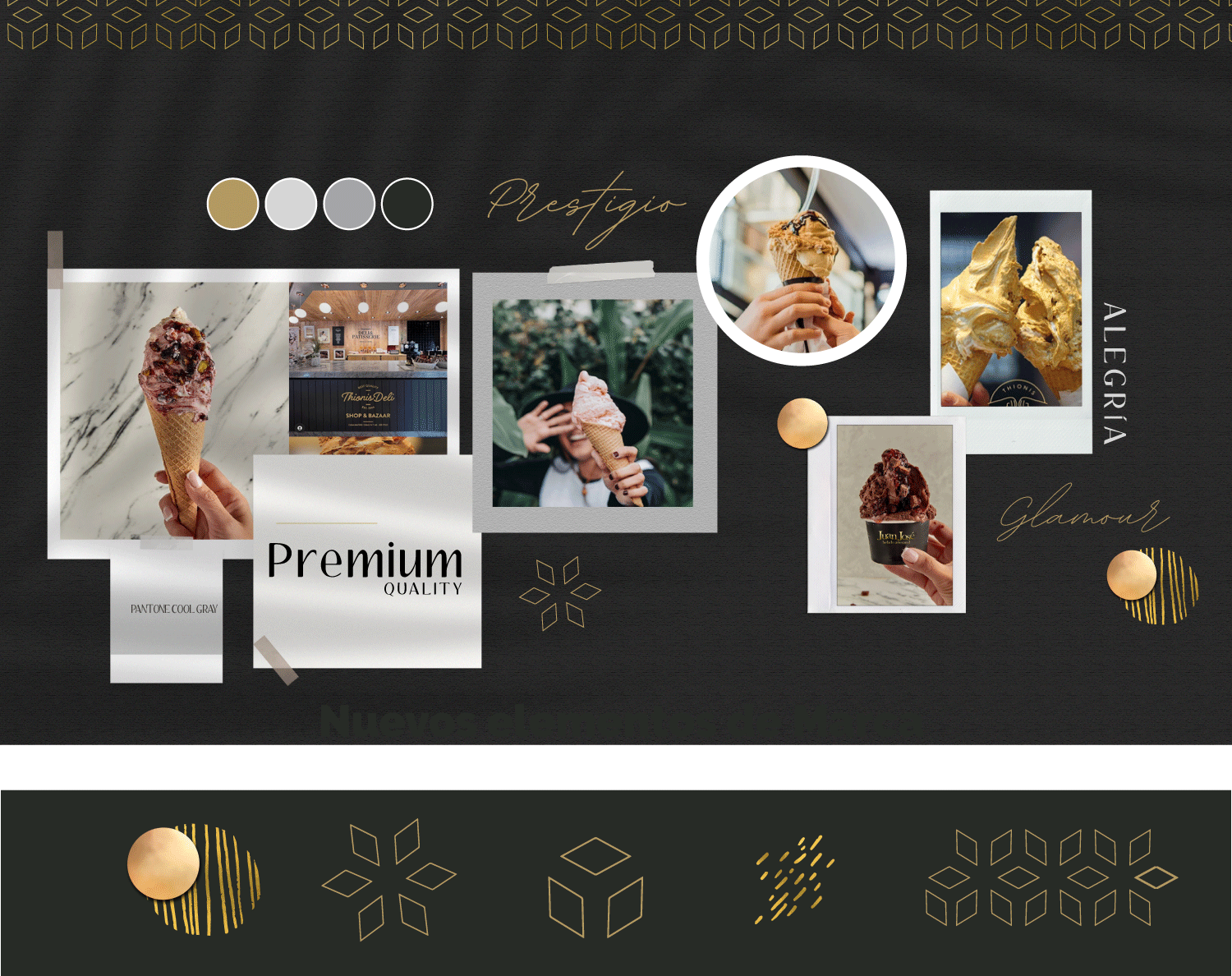 Ice cream brand identity