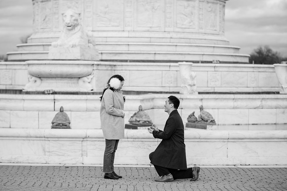 In a heartfelt moment, Alan proposes to Alex at the iconic Belle Isle in Detroit.