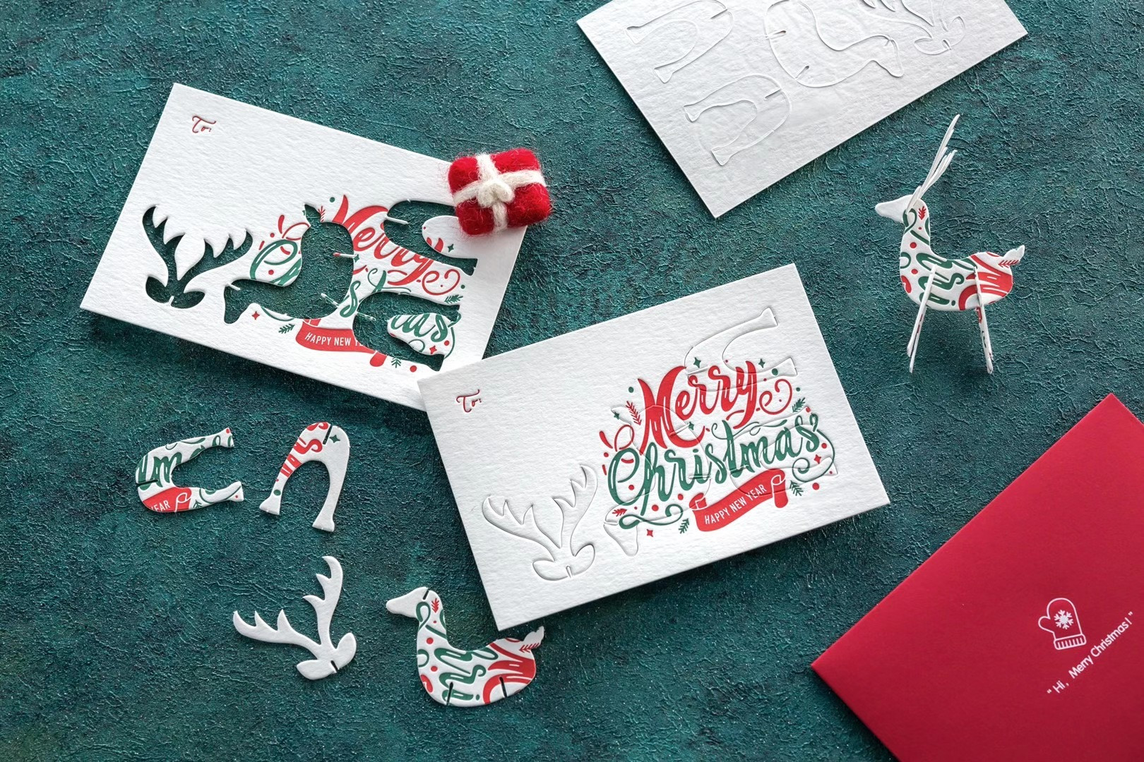 Christmas Cards - Reindeers