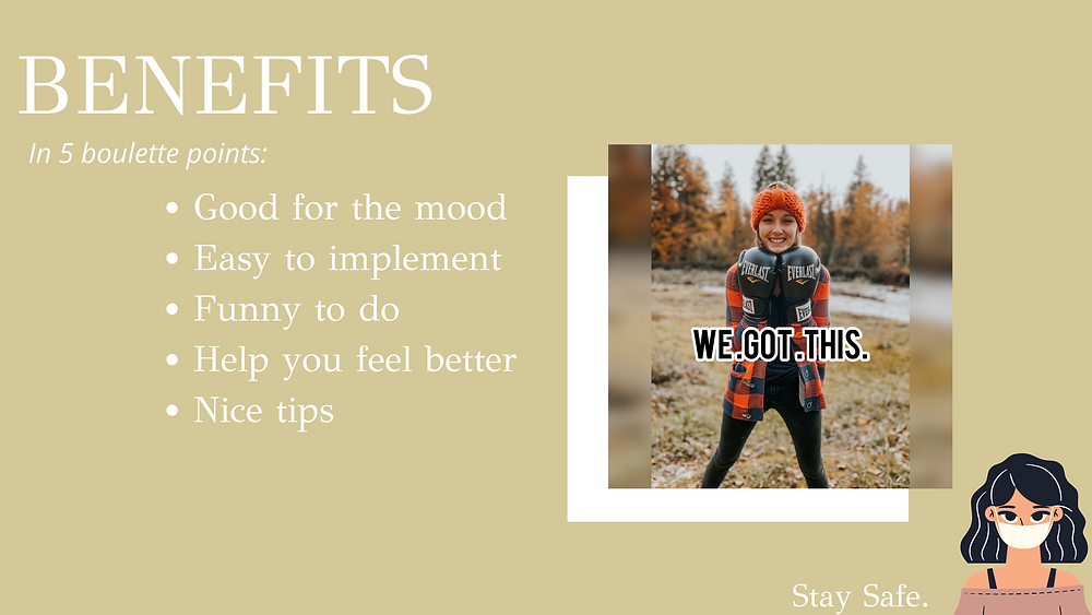 Benefits for your mental health in 5 boulette points