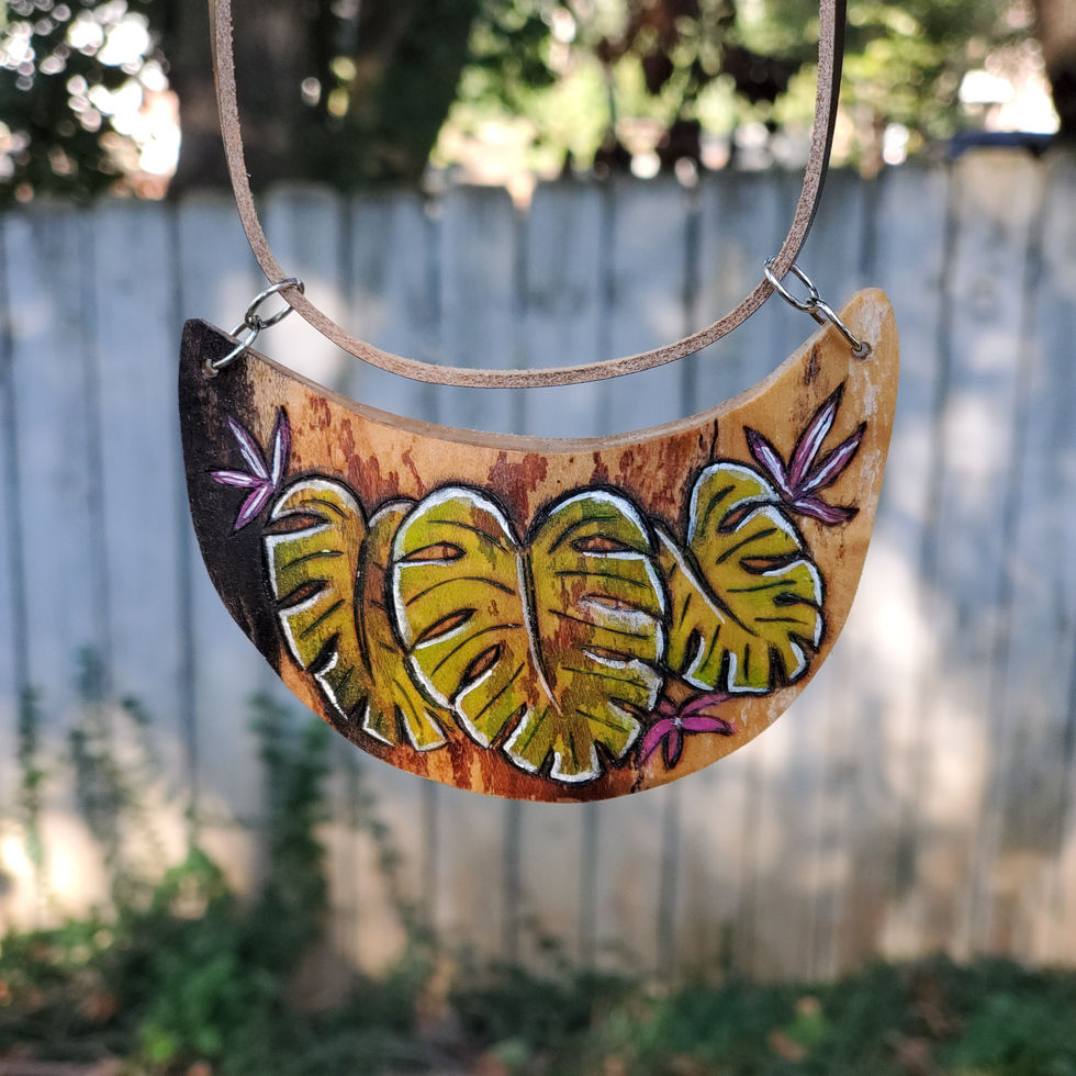 half moon necklace