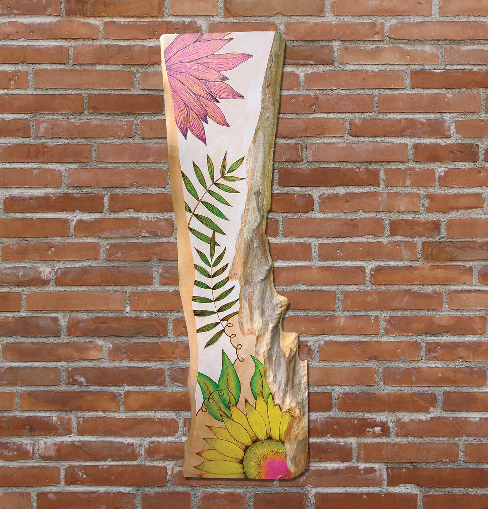 Blanca Artwork on brick wall PSD MockUp 2