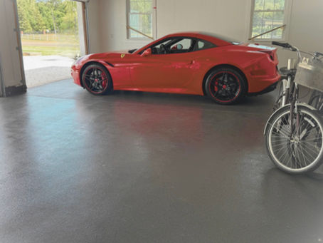 Car in garage