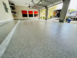 Garage Floor Flaked