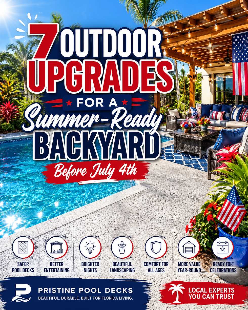 Transform Your Northeast Florida Backyard with Pool Deck Coatings and Outdoor Living Upgrades