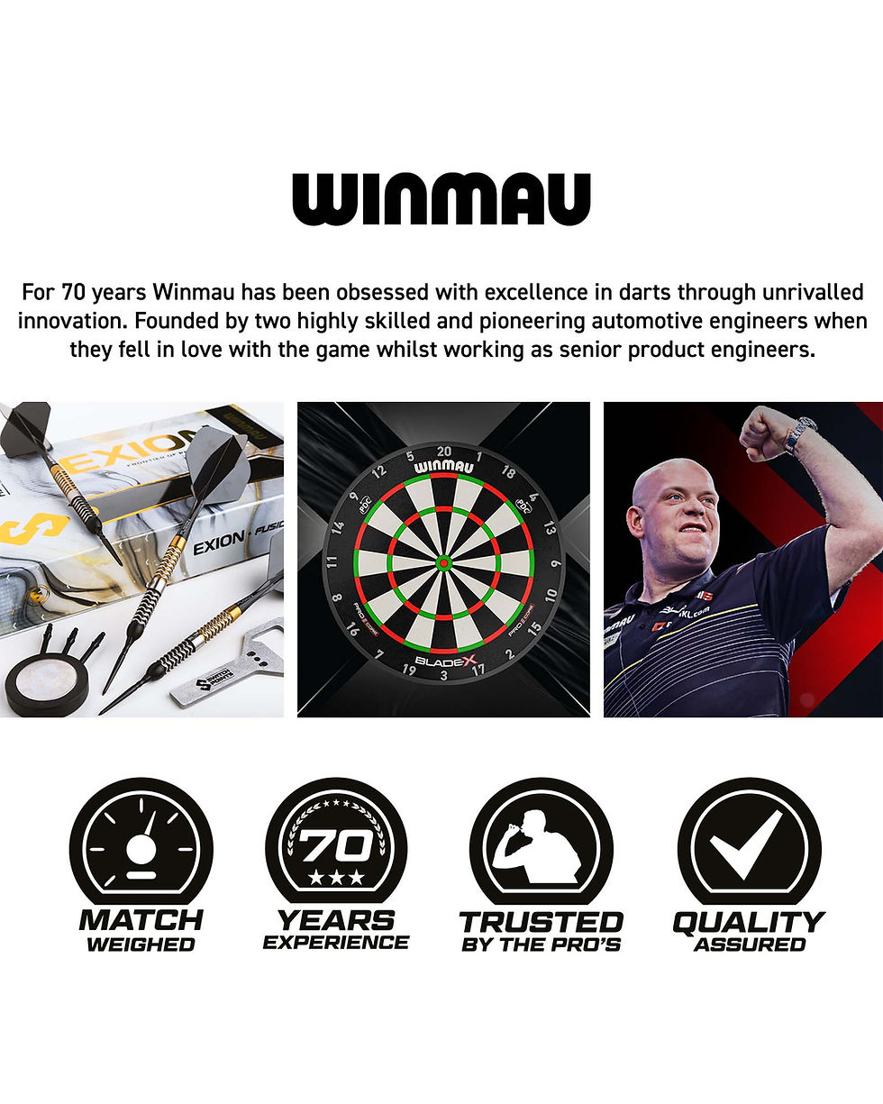 Miniatura: Winmau Exion Torpedo Switch Point Dart Set