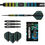 Miniatura: Dragonfly 95 Black 95% Tungsten Steel Tip Dart Set