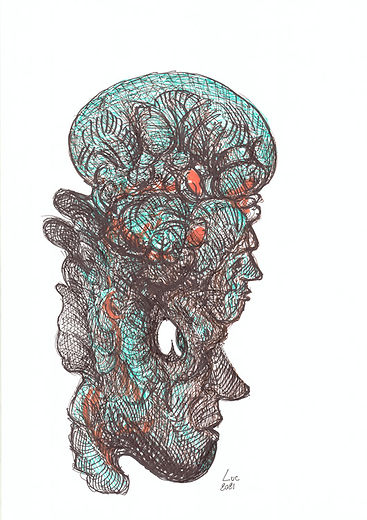 traits_libres sur musique électronique dessin artistique couleurs encres permanent