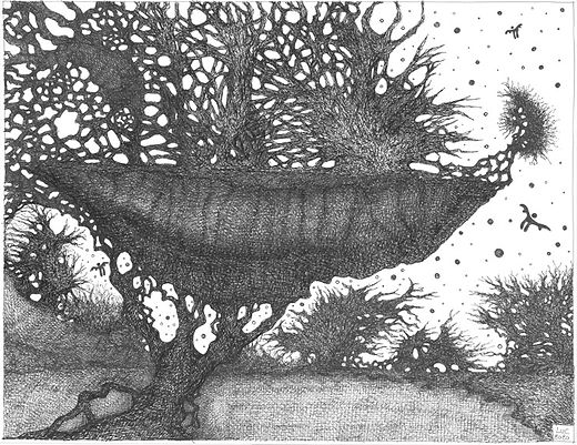 ode dessin artistique niveaux de gris