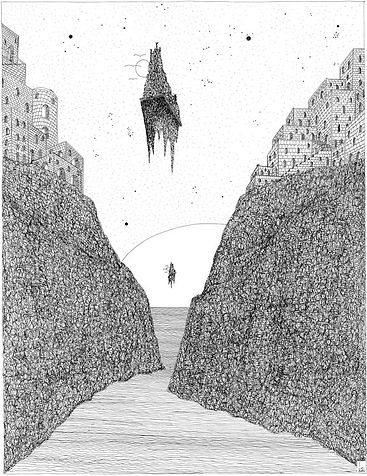 voyageurs infatigables stellaires dessin artistique niveaux de gris