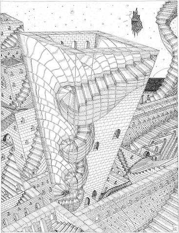 le voyage se poursuit dessin artistique niveaux de gris