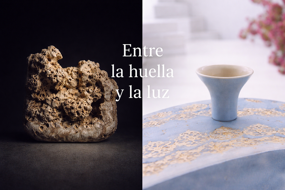 Entre la huella y la luz