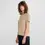 Thumbnail: T-SHIRT MYSEN STRIPES TIGER BROWN / OAT WHITE ORGANIC COTTON