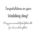 Card for just married