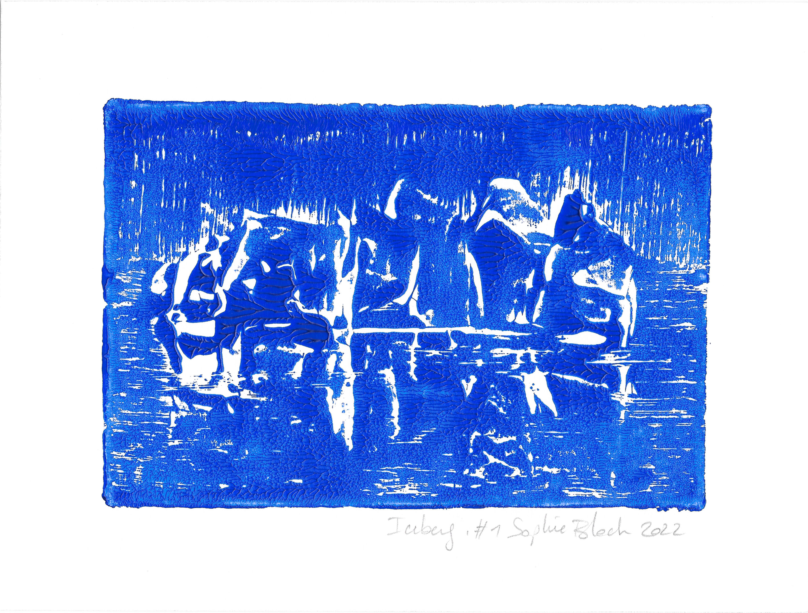 Monotype Iceberg #1 - Sophie BLOCH