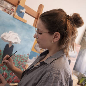 peinture à l’huile contemporaine