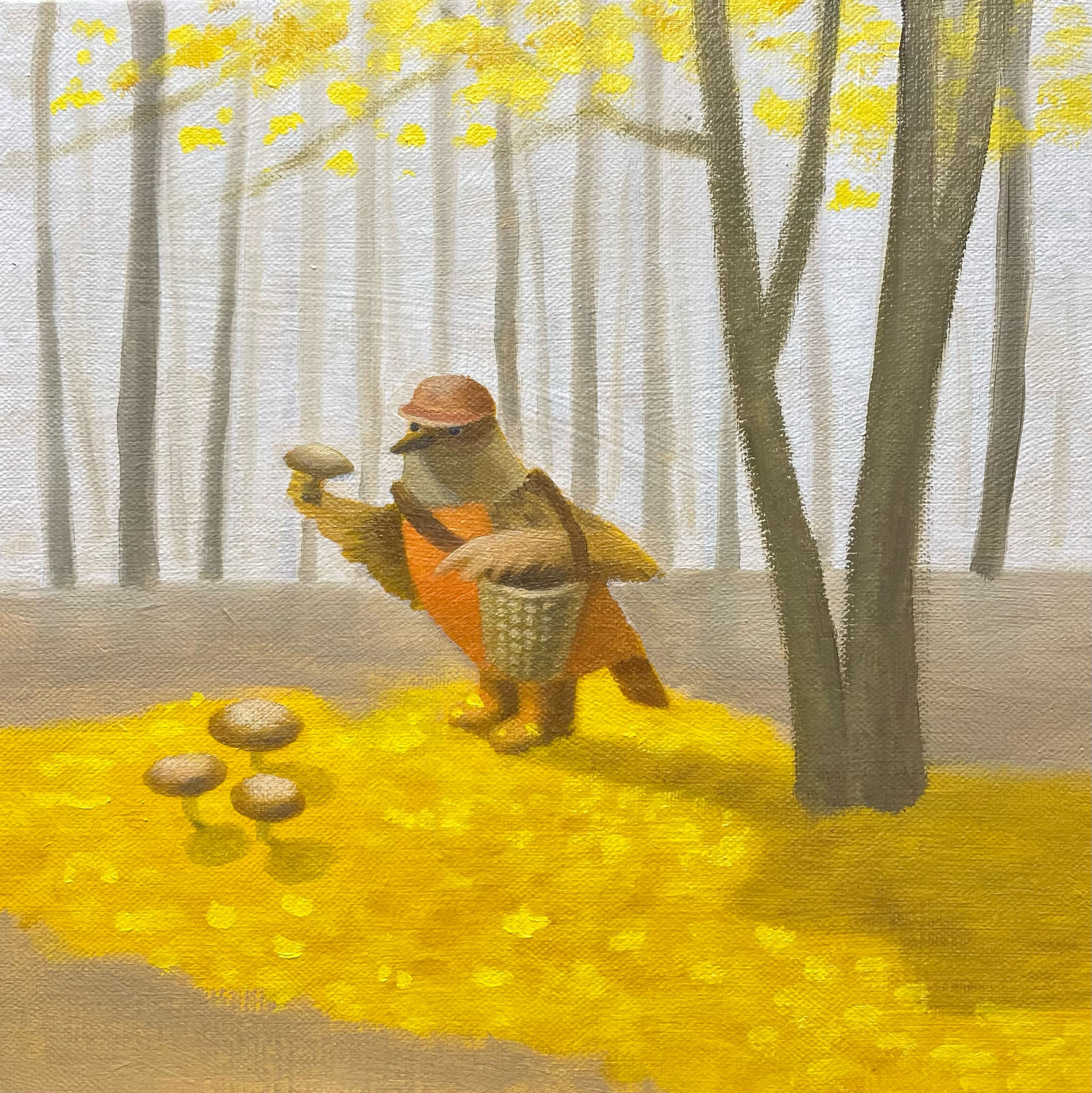 Cueillette de champignons - Kyoko DUFAUX