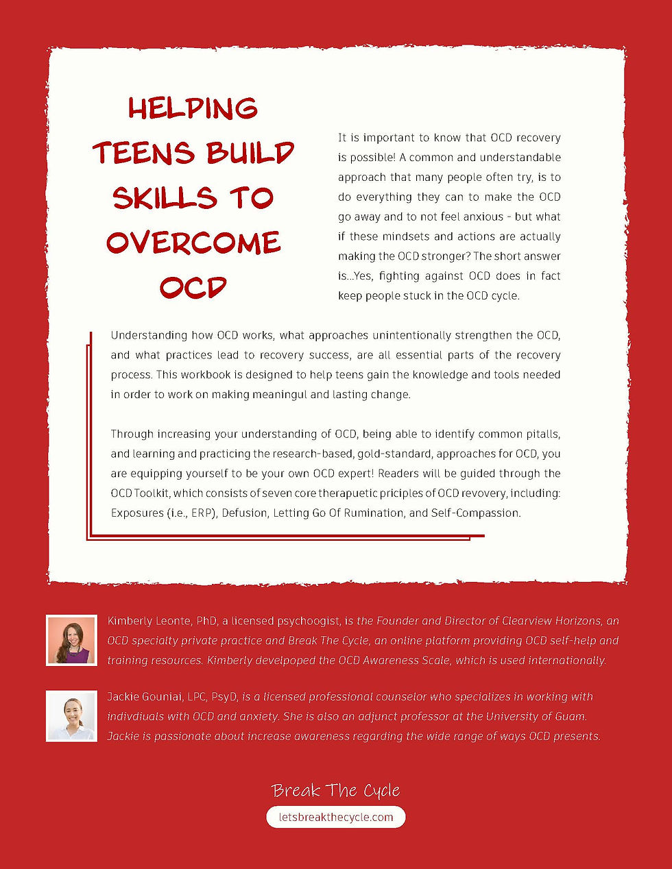 Thumbnail: Break the OCD Cycle: A Complete OCD Workbook For Teens