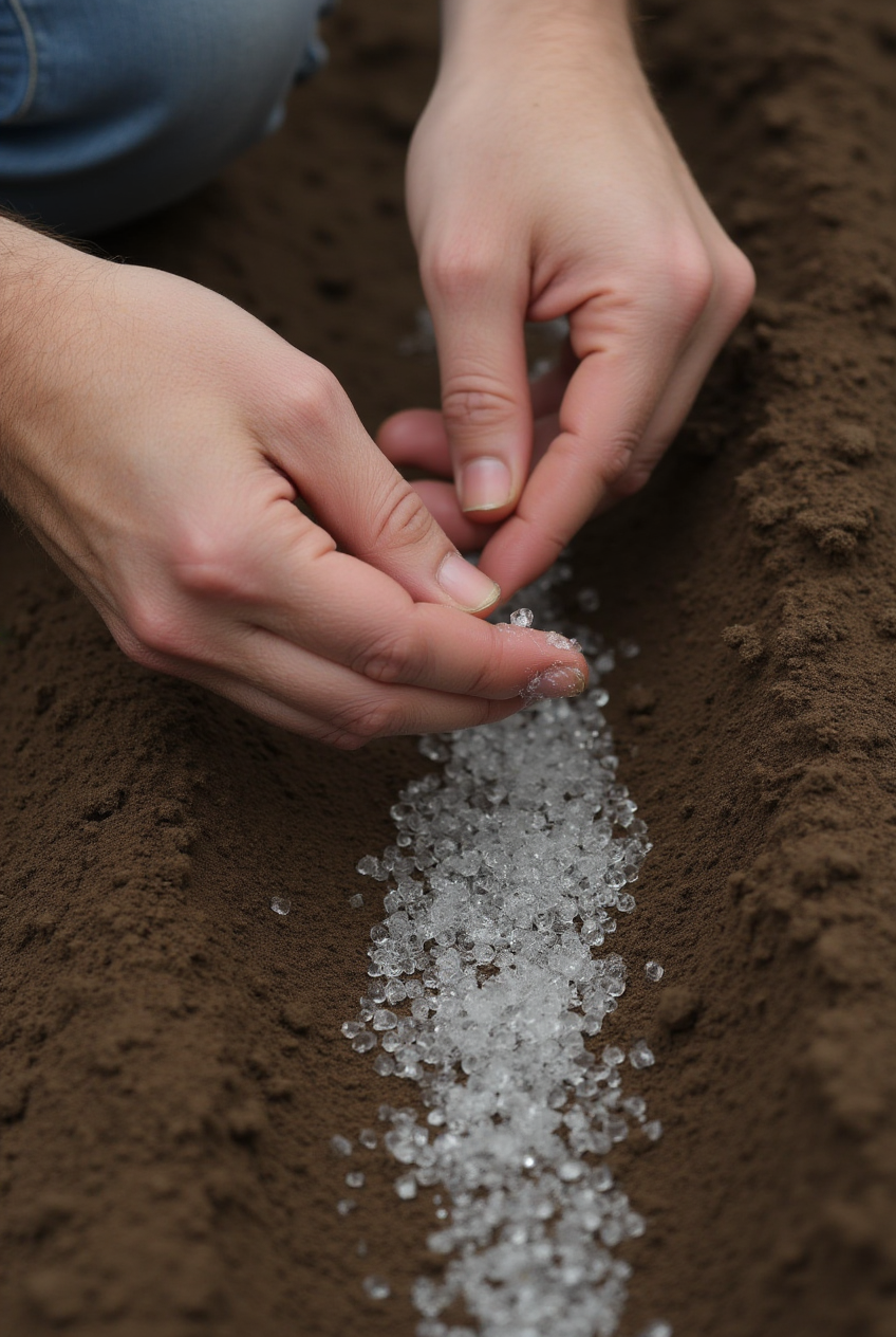 Nanotern agricultural water-retention application