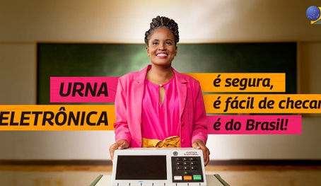Nova campanha do TSE reforça que urnas eletrônicas são seguras e auditáveis