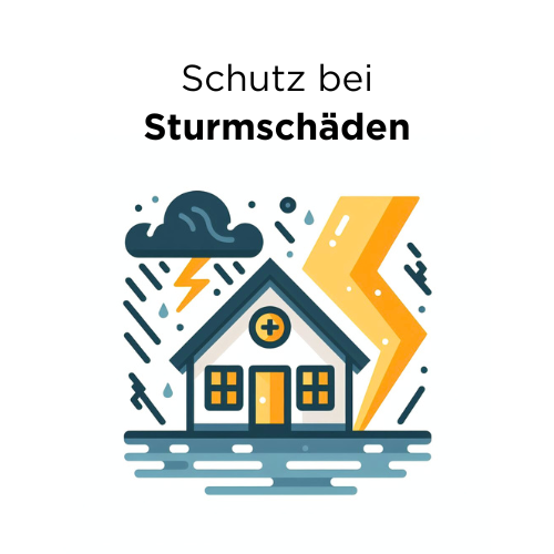 Schutz bei Sturmschäden
