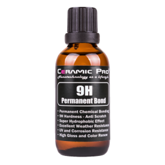 Ceramic Pro 9H is a Permanent Nano-Ceramic Paint Coating featuring a High Gloss finish, unmatched Super Hydrophobic Effect, superior Scratch Resistance, Chemical Resistance, UV Resistance, Thermal Resistance, and Anti-Graffiti technology. Professionally applied by our certified applicators at Aim Detailing, Ceramic Pro 9H will provide a shield against anything Mother Nature has to offer