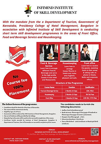 Infimind Hospitality brochure