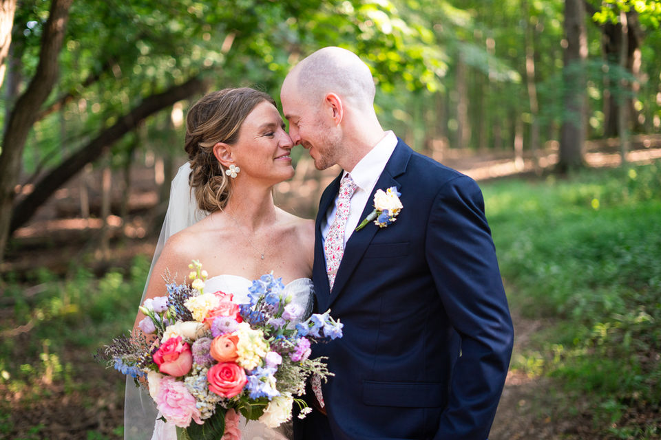 Bride and groom portrait at Camp Mary Orton wedding in Columbus Ohio