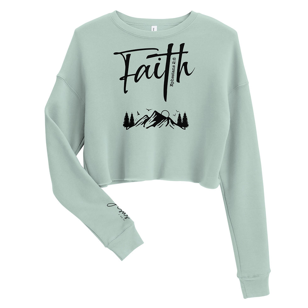 Thumbnail: Moving Mountains Crop Sweatshirt