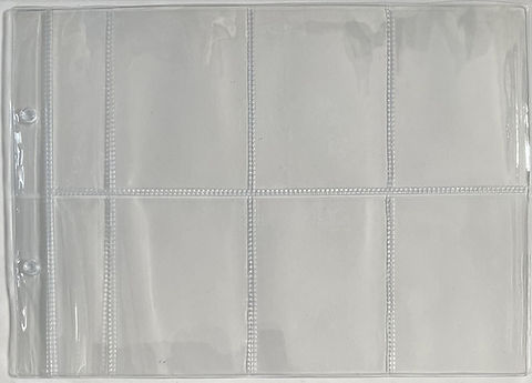 Swap Card Pages (6-Pocket Plastic Sleeves)*5 |001 Swap Cards Swap Card Pages (6-Pocket Plastic Sleeves)*5 |001 Swap Cards