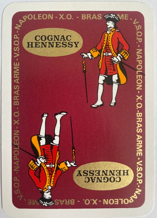 Cognac Hennessy Napoleon VSOP Beverage Company Advertising Single Swap Cards