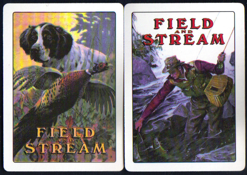 Field & Stream Dog & Pheasant | People | Bird Hunting | Art Swap Cards in Pair