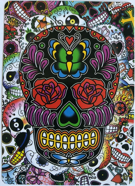 Tattoo Skull & Flowers & Butterfly & Music Swap Cards SINGLE