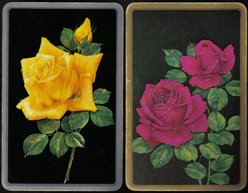 Flower #19 Roses Swap Cards PAIR | 001 Swap Cards