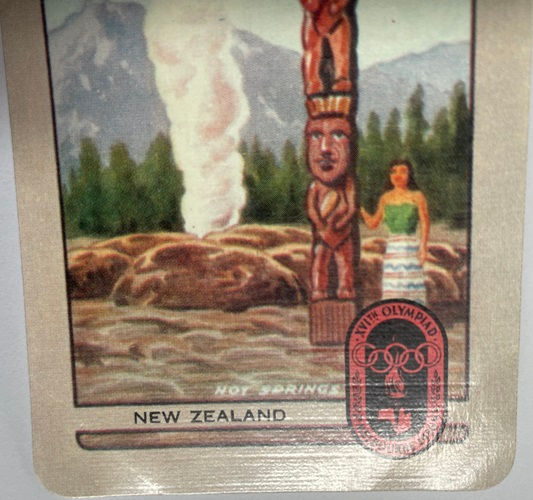 Thumbnail: COLES Swap Card New Zealand. 1956 Melbourne Olympic Games