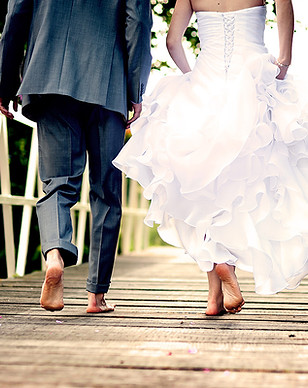 Wedding Couple Walking