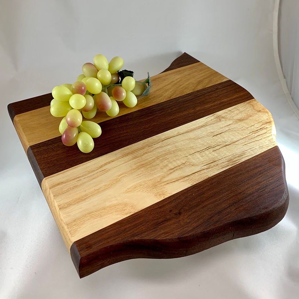 Thumbnail: Ohio Board Made of Black Walnut, Cherry and Ash
