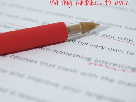 Five Rookie Writing Mistakes and How to Avoid Them
