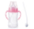 Flexi-straw PP Feeding Bottle Wide Neck