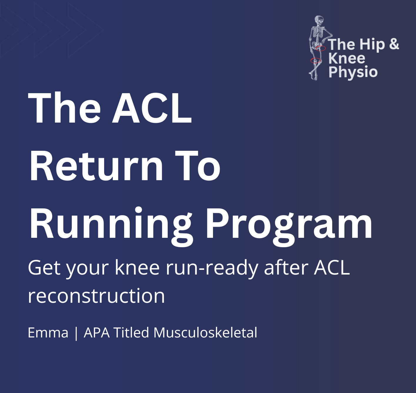 The ACL Return to Running Program