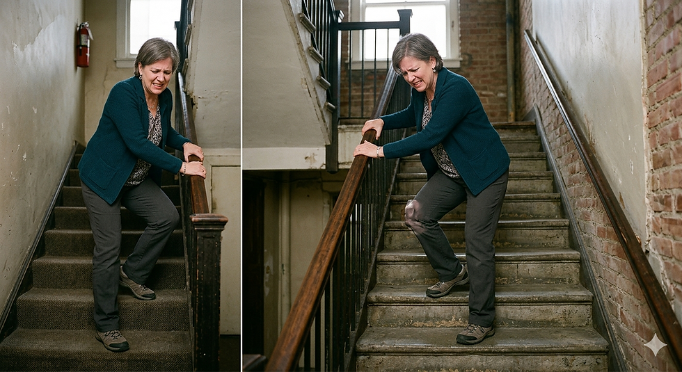 Knee Arthritis and Stairs: Why They Hurt and What to Change