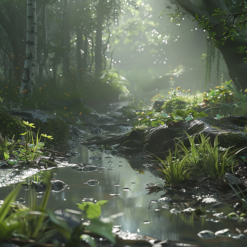 A river in the forest