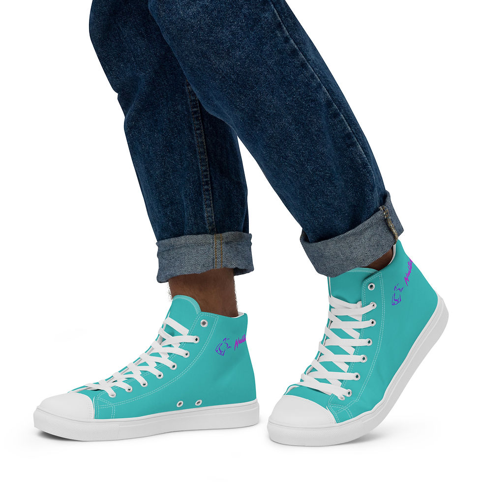 Thumbnail: Men’s high top canvas shoes