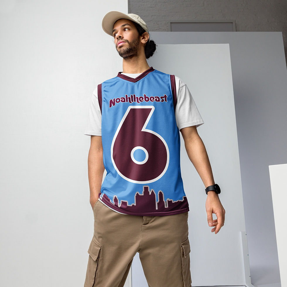 Thumbnail: Recycled unisex basketball jersey